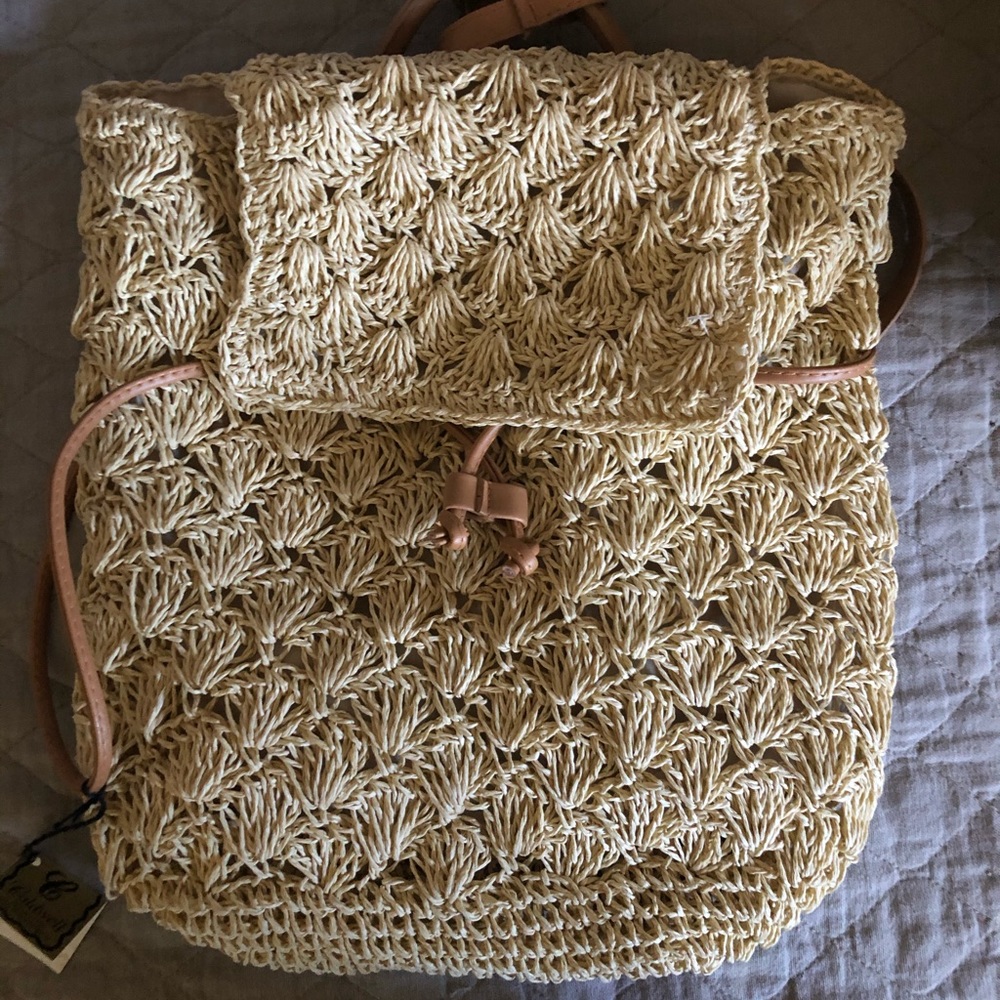 Wicker backpack